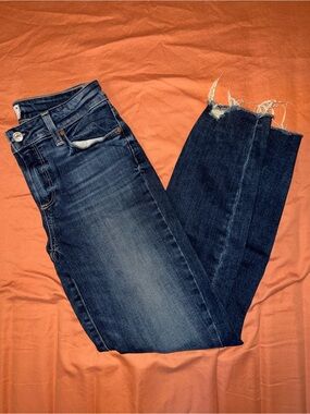 PAIGE Verdugo ankle raw hem jeans